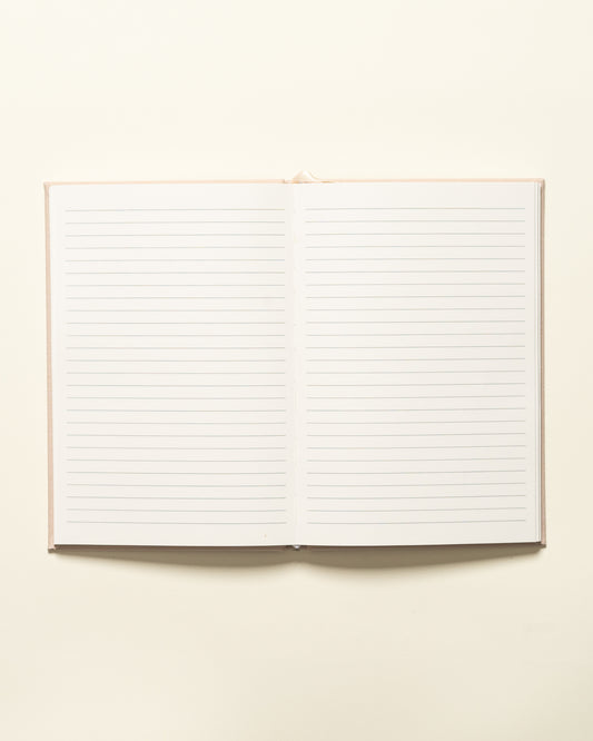 Lined Notebook - Beige
