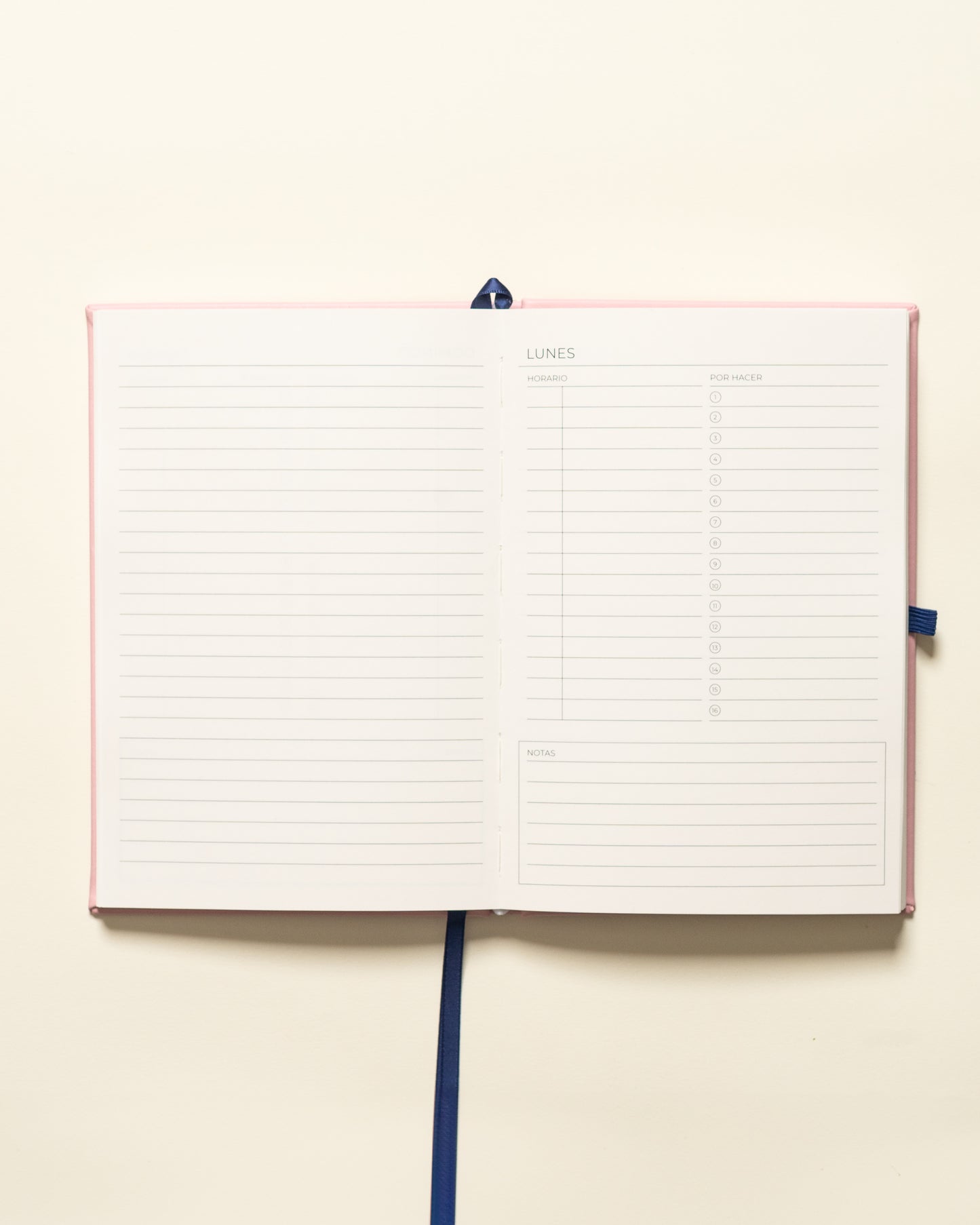 Planner Diario - Rosado