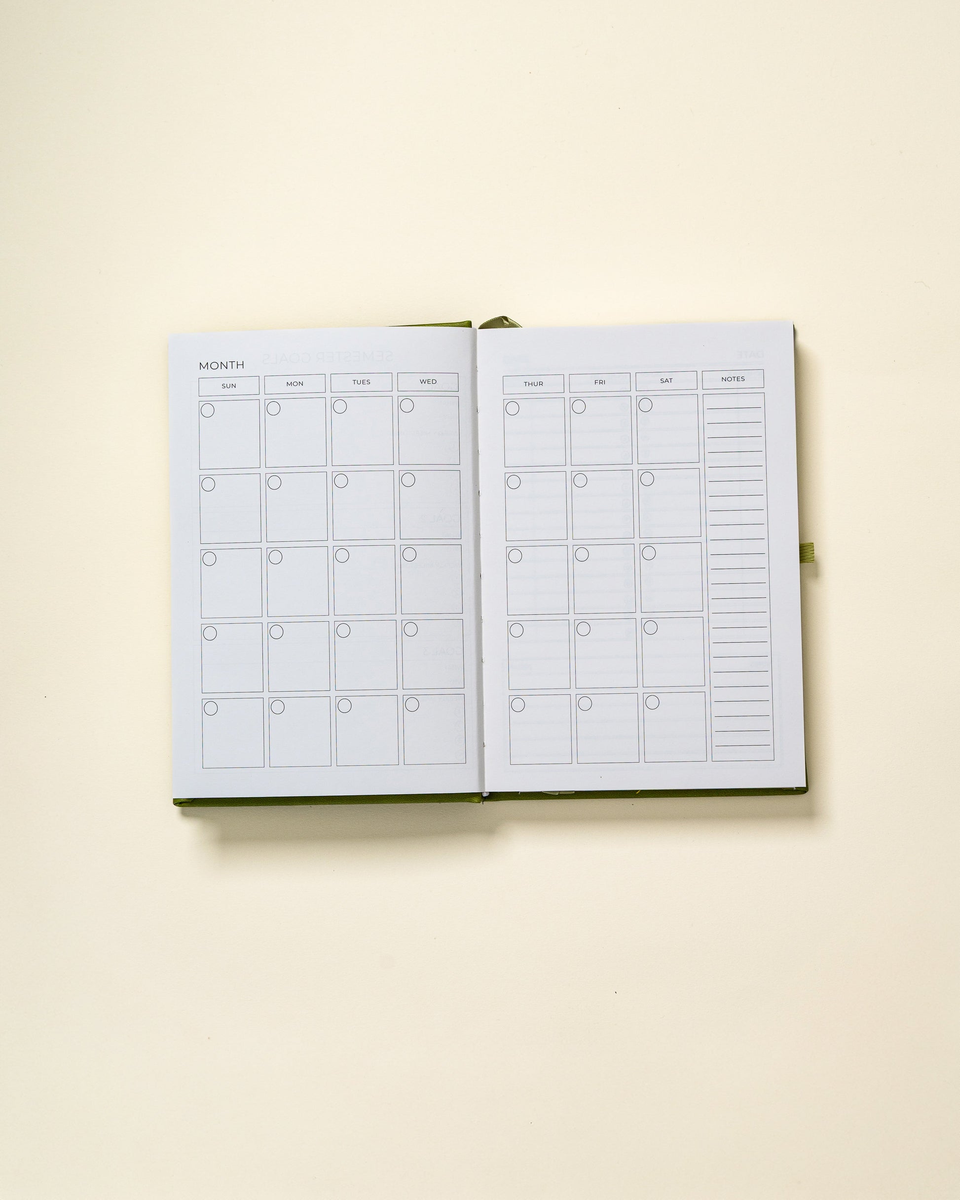 Undated Planner Hardcover (6 Months)