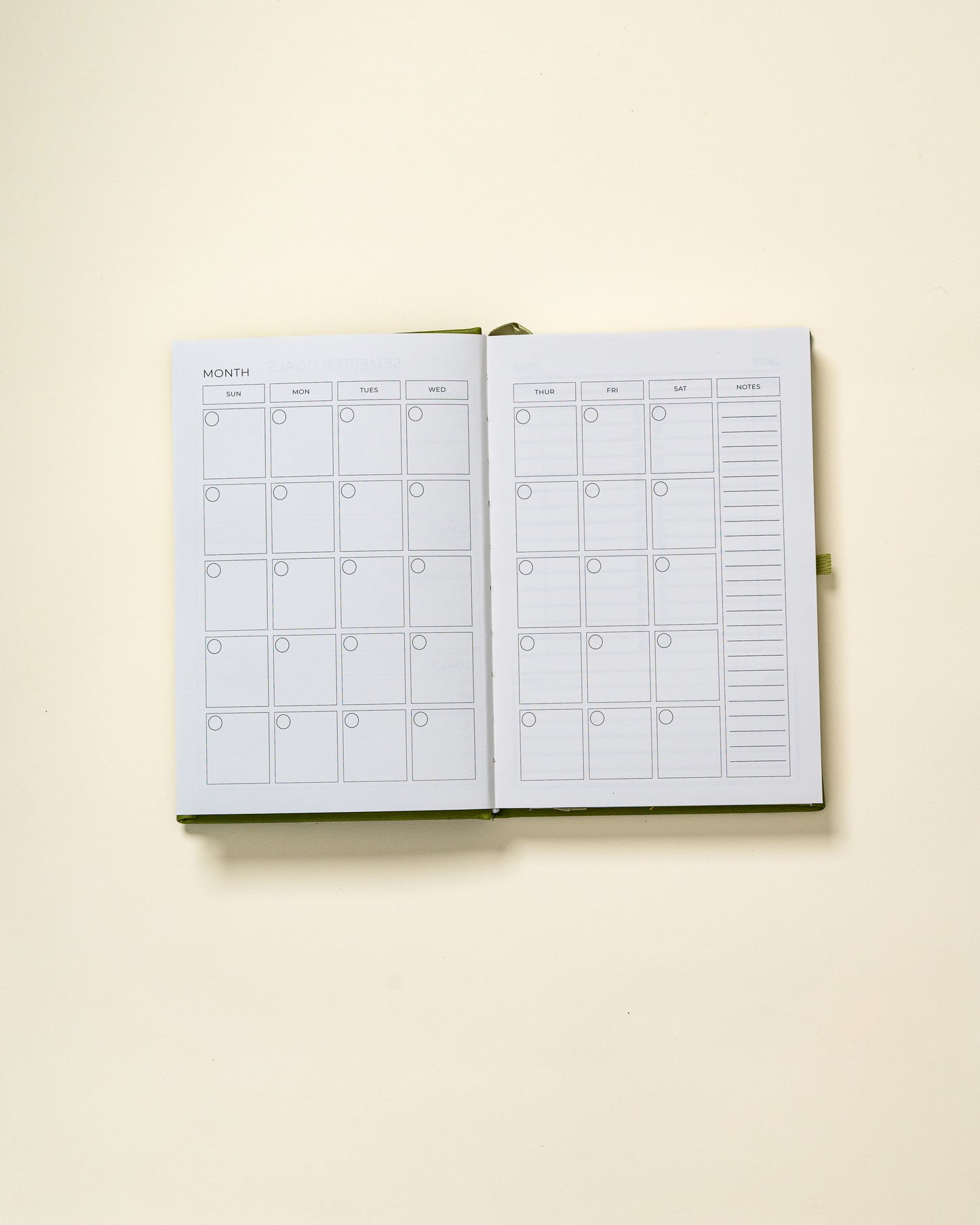 Undated Planner – Flower - (6 Months)