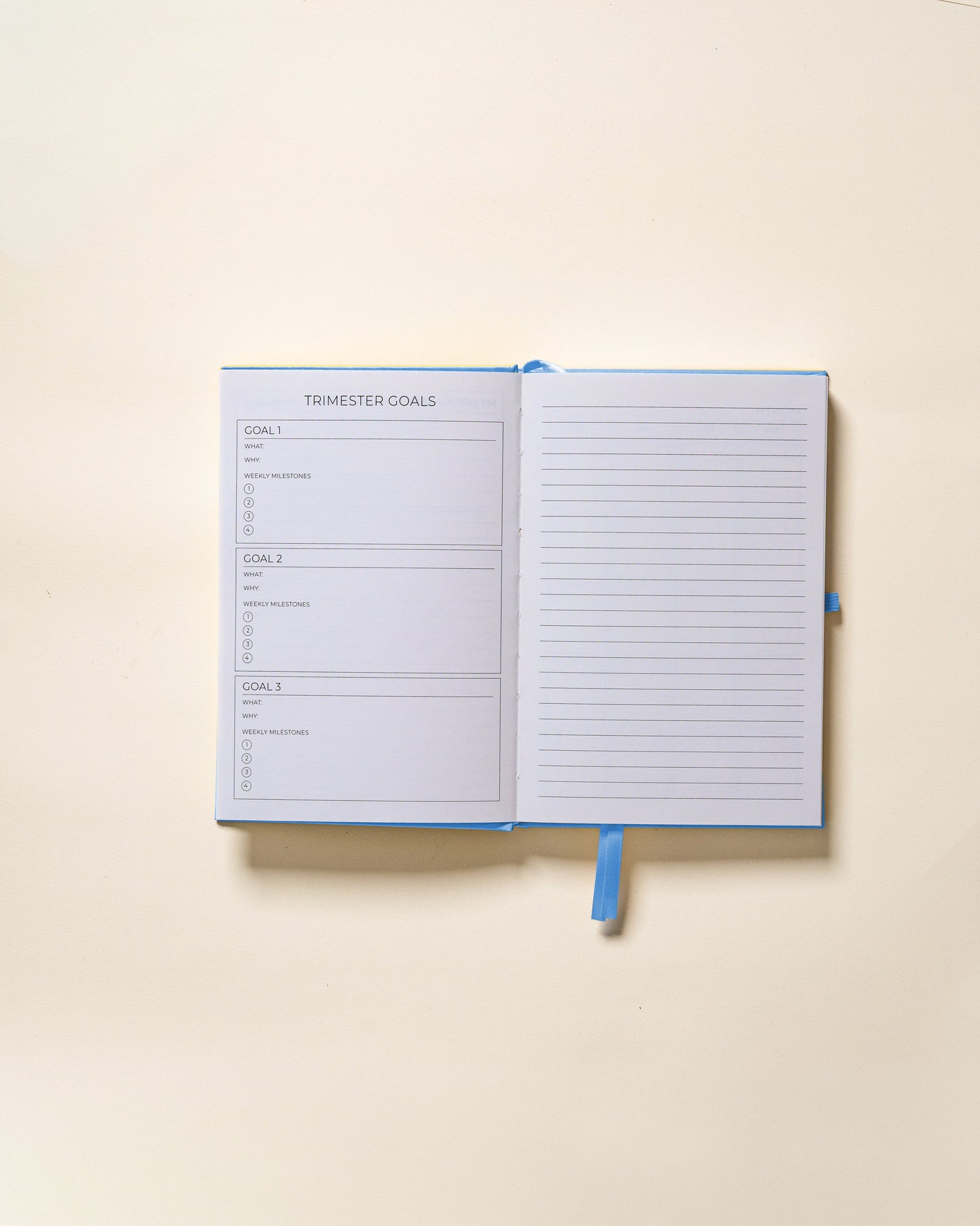 Undated Planner Vegan Leather (3 Months)