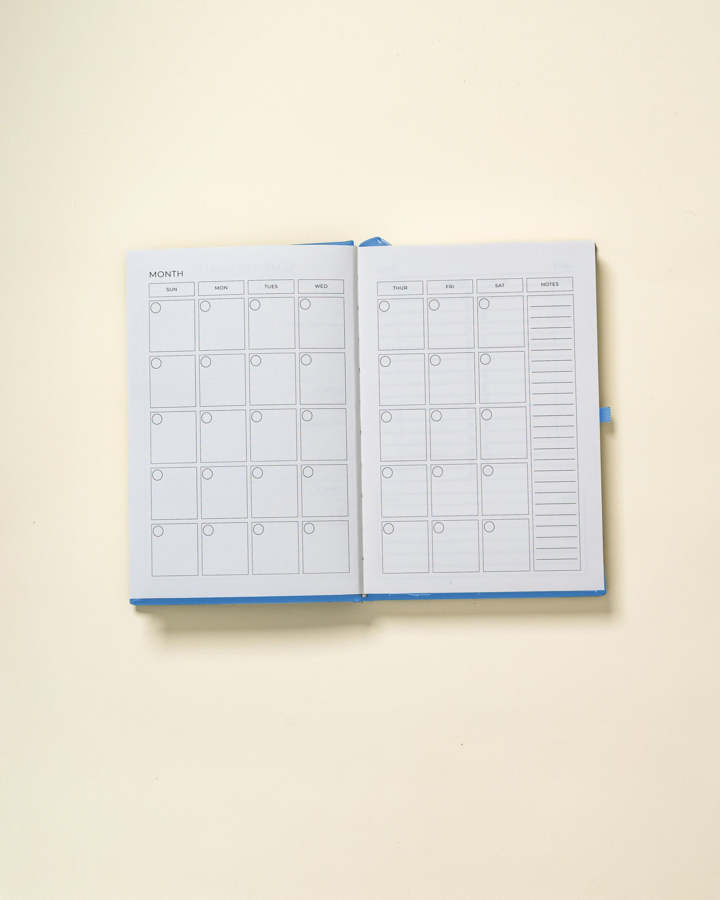 Undated Planner Vegan Leather – Pink - (3 Months)