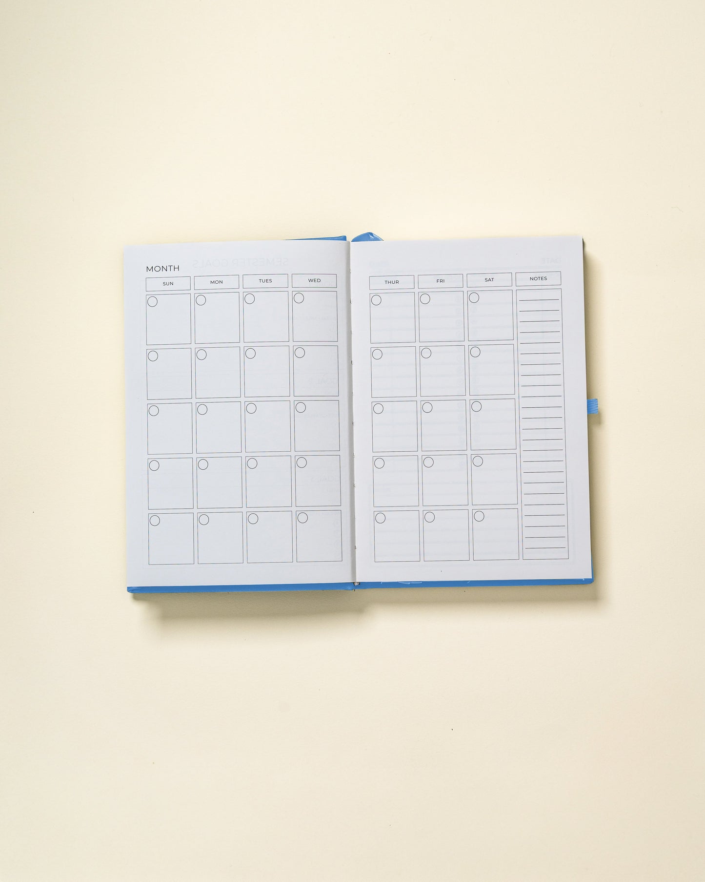 Undated Planner Vegan Leather (3 Months)