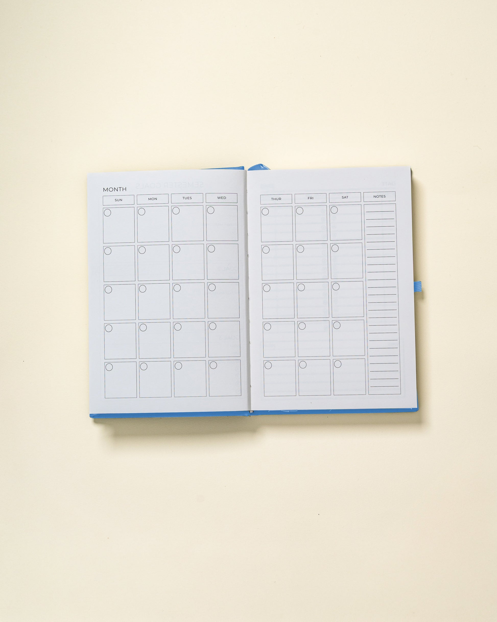 Undated Planner Vegan Leather (3 Months)