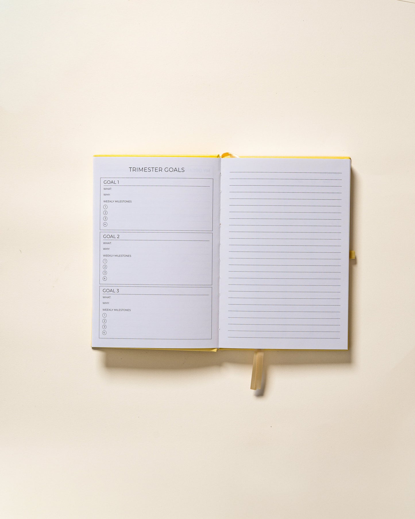 Undated Planner Hardcover (3 Months)