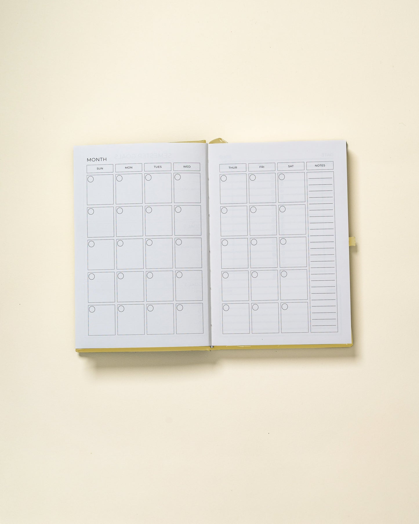 Undated Planner Linen (3 Months)