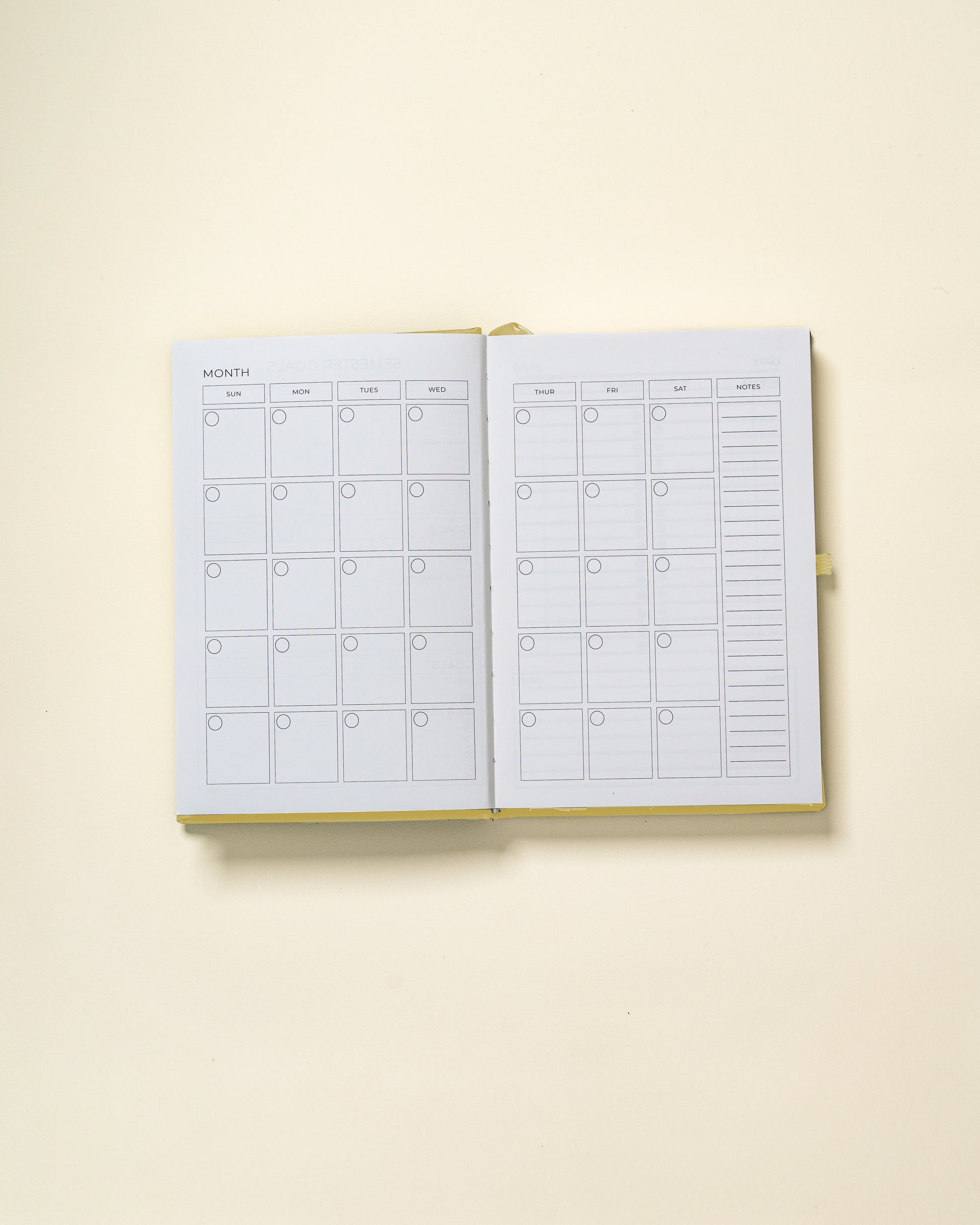 Undated Planner Linen (3 Months)