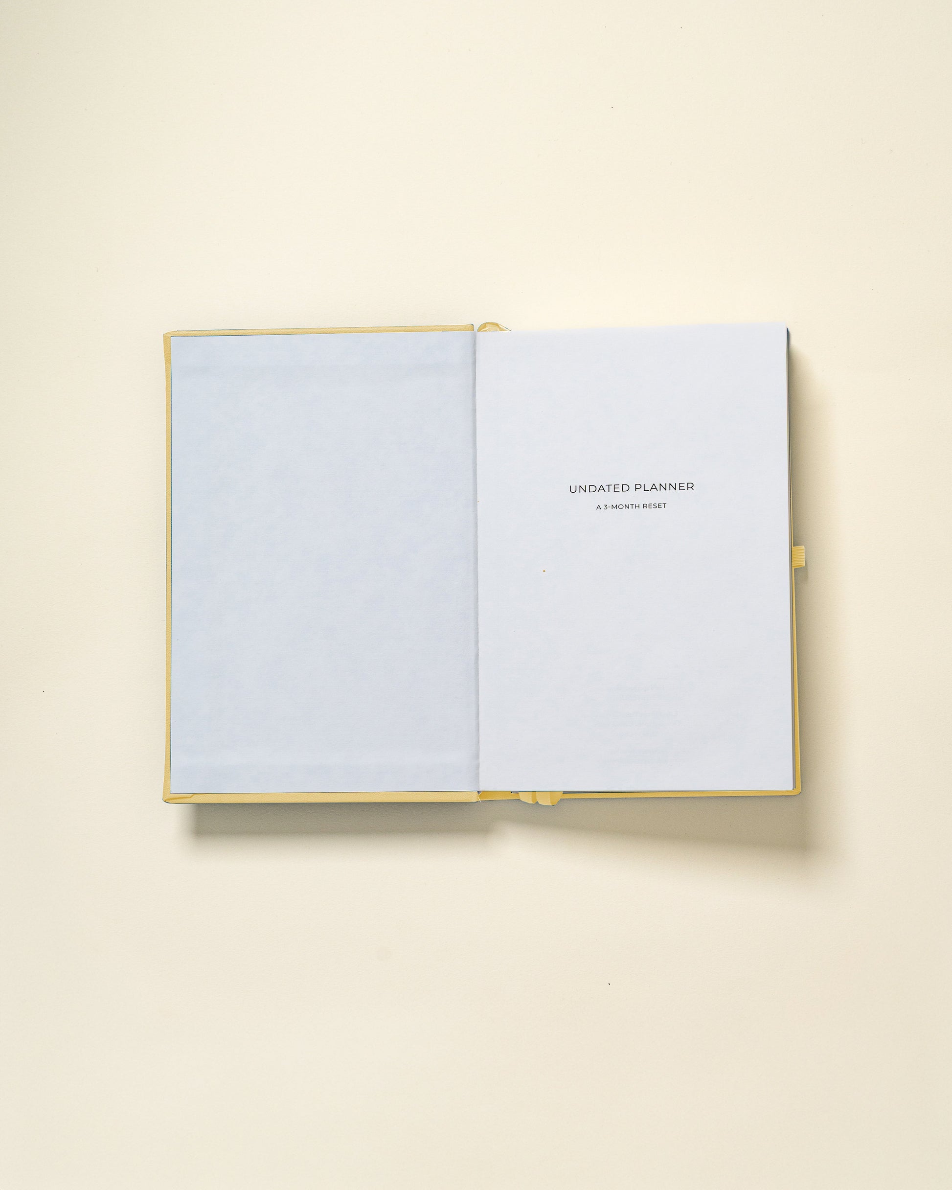 Undated Planner Hardcover (3 Months)