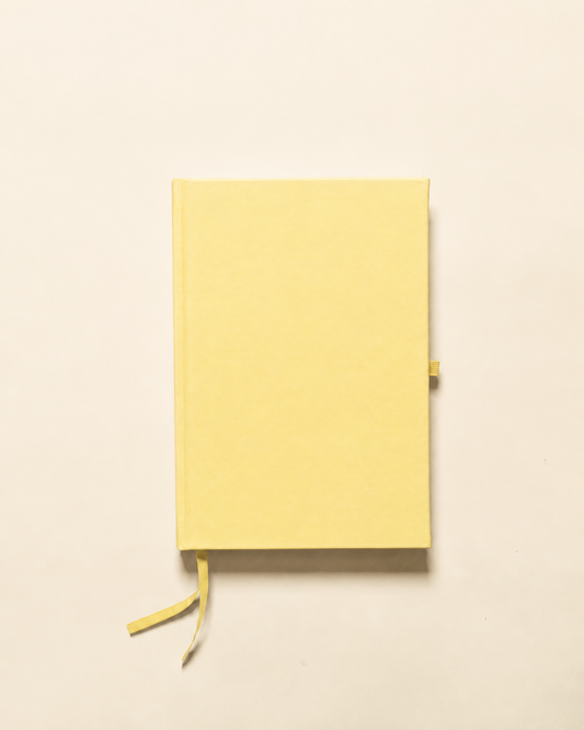 Undated Planner Vegan Leather (3 Months) — Butter Yellow