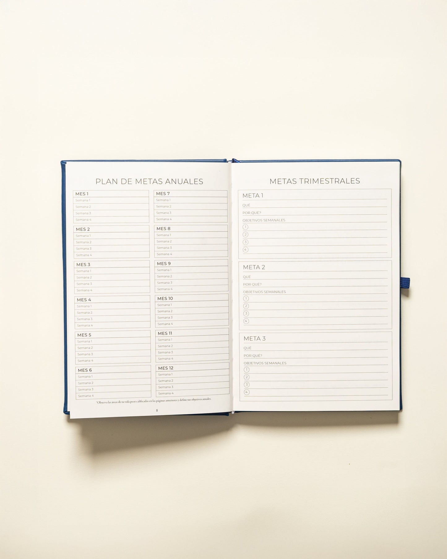 Undated Planner Spanish (3 Months)