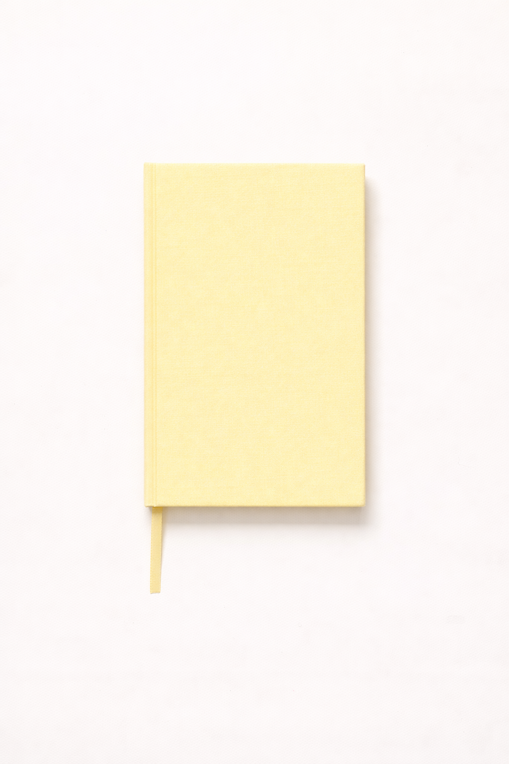 Undated Planner Linen (3 Months) — Yellow
