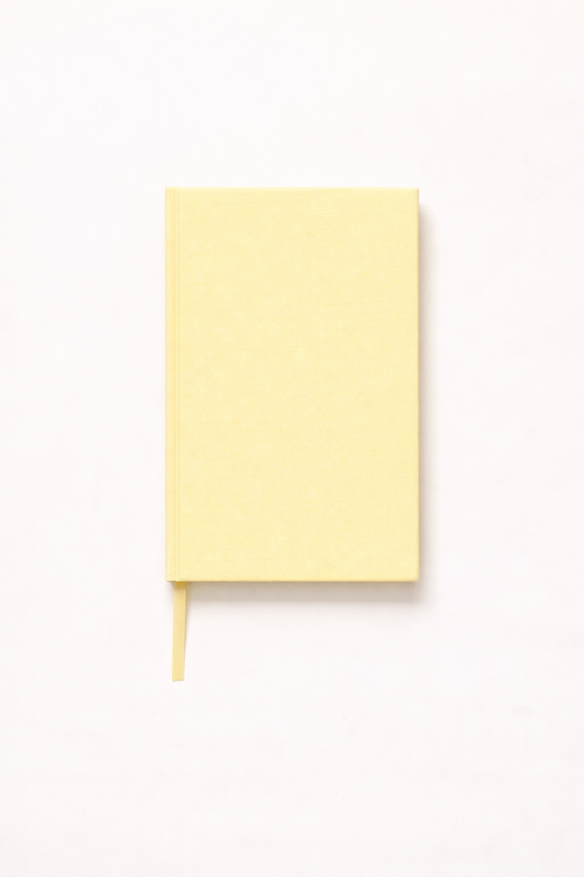 Undated Planner Linen (6 Months) — Yellow