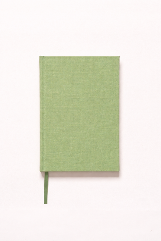 Undated Planner Linen (6 Months) — Green