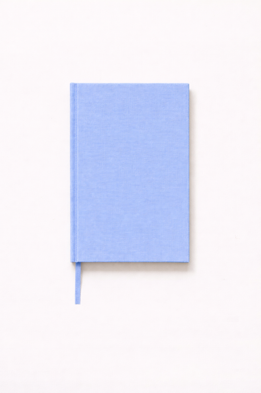 Undated Planner Linen (3 Months) — Blue