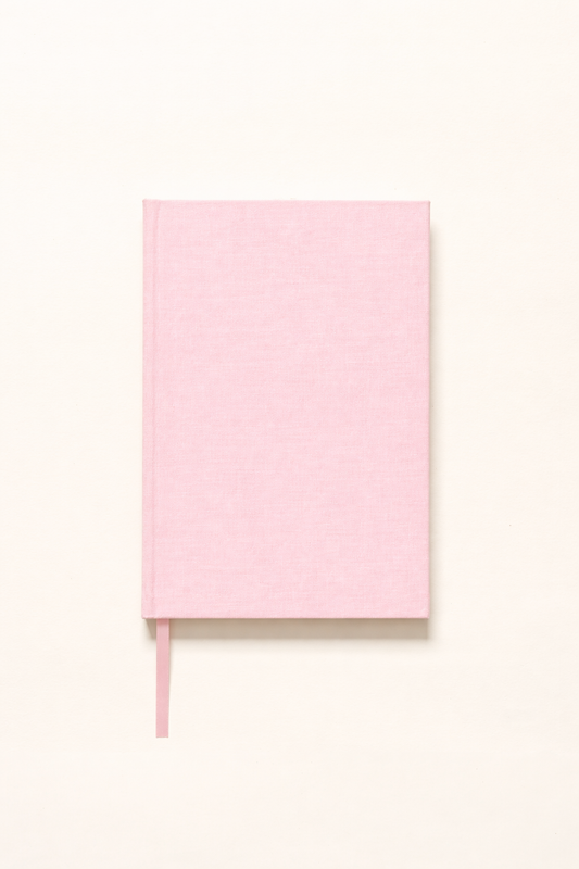 Undated Planner Linen (3 Months) — Pink